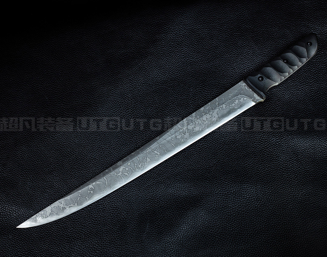 型号：松田菊男KM885 Kiku 影武者 大型战术武士刀