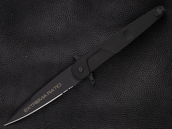 型号：意大利ExtremaRatio极端武力N690不锈钢BD4 全黑战术折刀